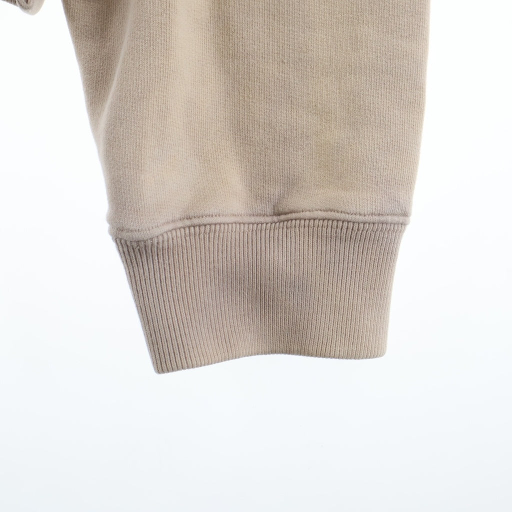 OFF-WHITE(オフホワイト) Laundry Logos Skate Crewneck クルーネック スウェット フロントロゴ ベージュ OMBA056S22FLE001