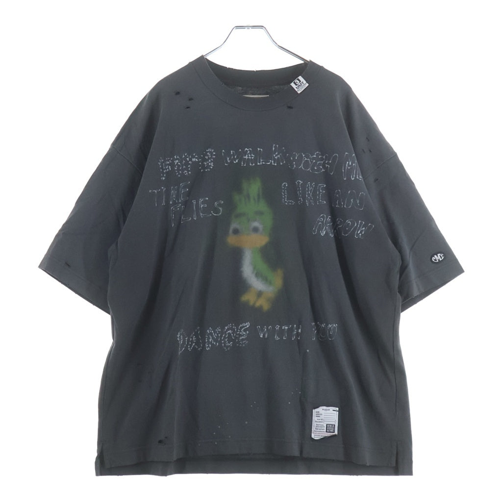 MAISON MIHARAYASUHIRO(メゾンミハラヤスヒロ) Distressed Tee ディストレスト 半袖カットソー グレー J14TS752