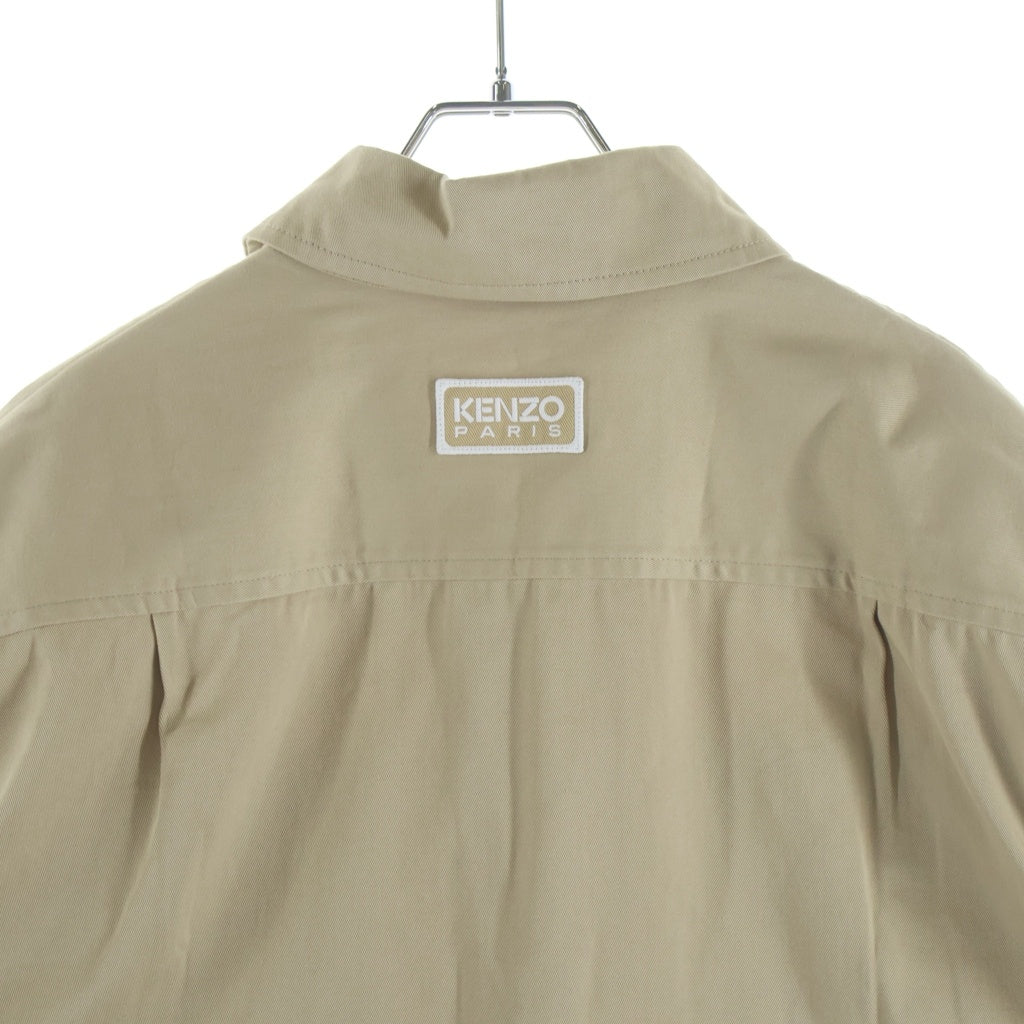 KENZO(ケンゾー) CARGO SHIRT カーゴ 長袖ワークシャツ ベージュ 116641 FE65CH5019CA