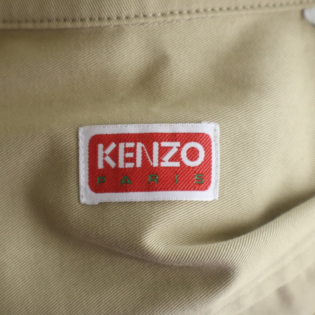 KENZO(ケンゾー) CARGO SHIRT カーゴ 長袖ワークシャツ ベージュ 116641 FE65CH5019CA