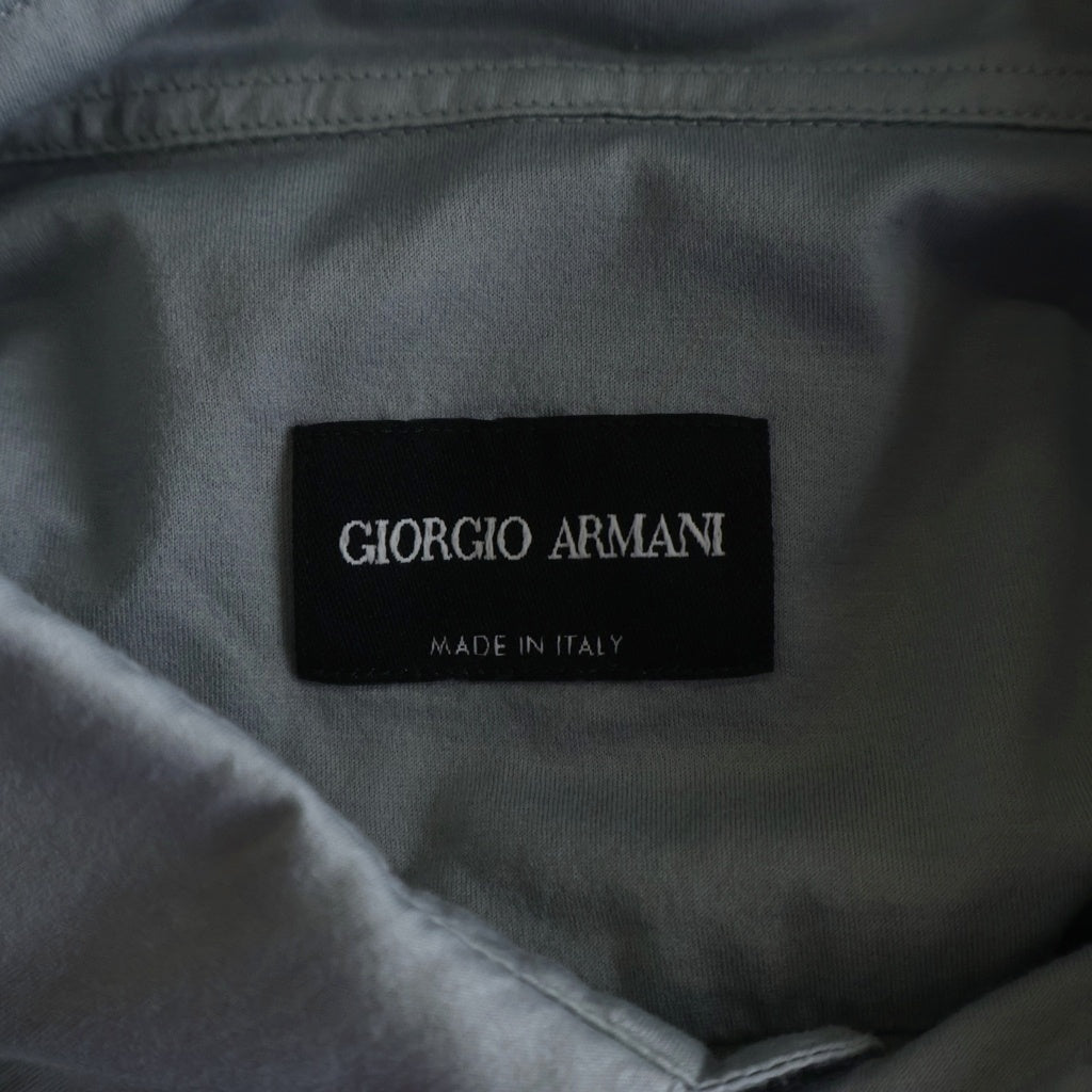 GIORGIO ARMANI(ジョルジオアルマーニ) パジャマシャツ 長袖シャツ コットン グレー WSC97TWS68C