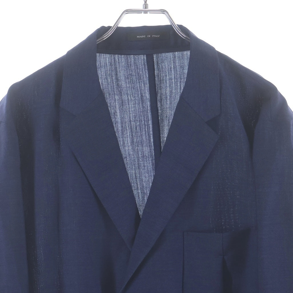 EMPORIO ARMANI(エンポリオアルマーニ) 17AW テーラードジャケット ウール ネイビー W1G400 W1032