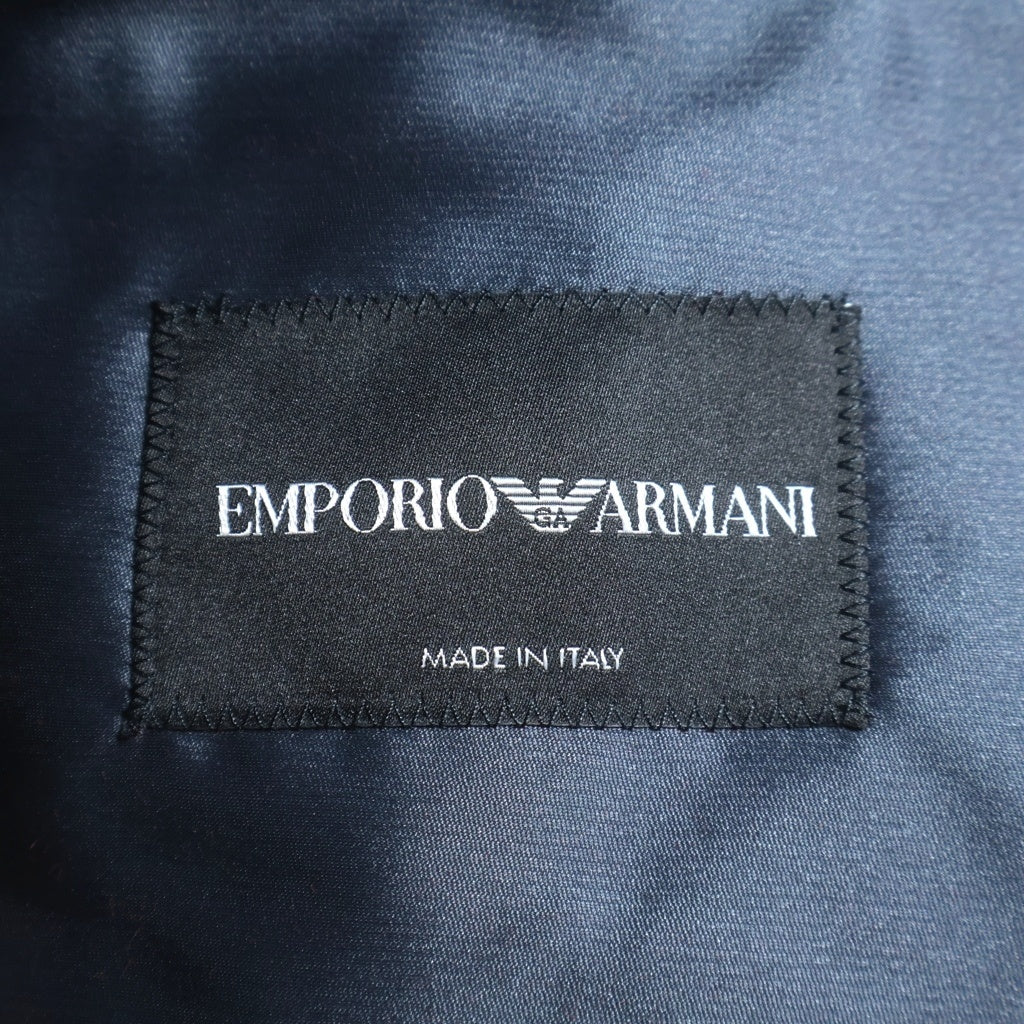 EMPORIO ARMANI(エンポリオアルマーニ) テーラードジャケット 総柄 ポリエステル スナップボタン レッド W1G620 W1262