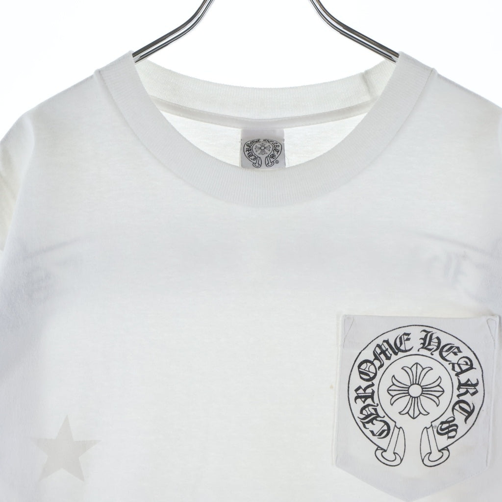 CHROME HEARTS(クロムハーツ) OLD S/S TEE オールド スタープリント バックスクロールラベル 半袖Tシャツカットソー ホワイト