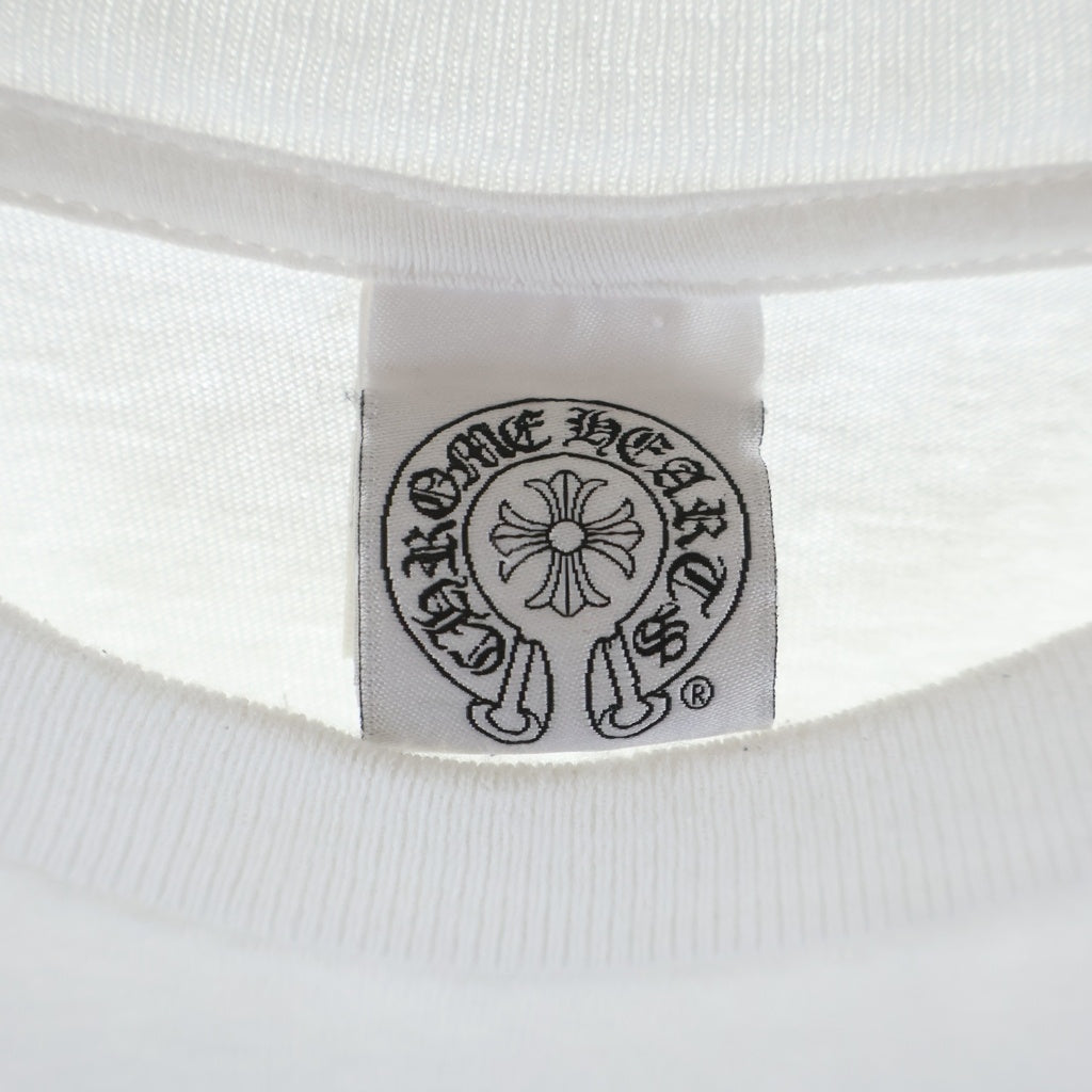 CHROME HEARTS(クロムハーツ) OLD S/S TEE オールド スタープリント バックスクロールラベル 半袖Tシャツカットソー ホワイト
