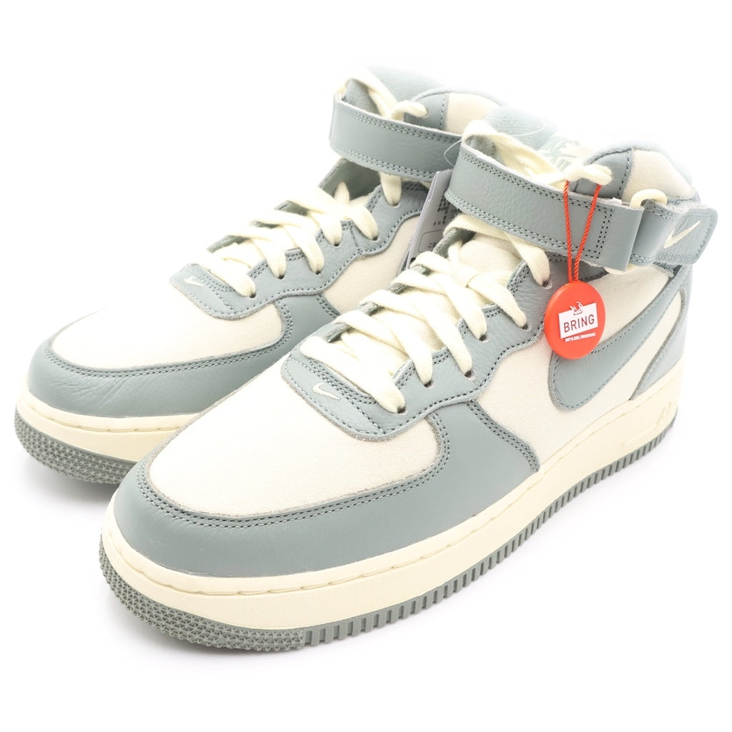 NIKE(ナイキ) Air Force 1 Mid 07 LX NBHD FB2036-100 エアフォース1 ミッドカットスニーカー US9.5/27.5cm クリーム/グリーン