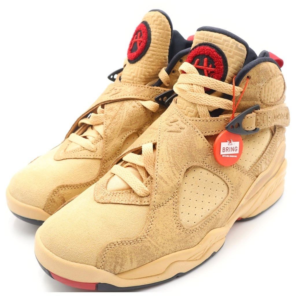 NIKE(ナイキ) ×Rui Hachimura Jordan 8 SE DO2496-700 八村塁 エアジョーダン8 SE ハイカットスニーカー US6/24cm ブラウン/レッド