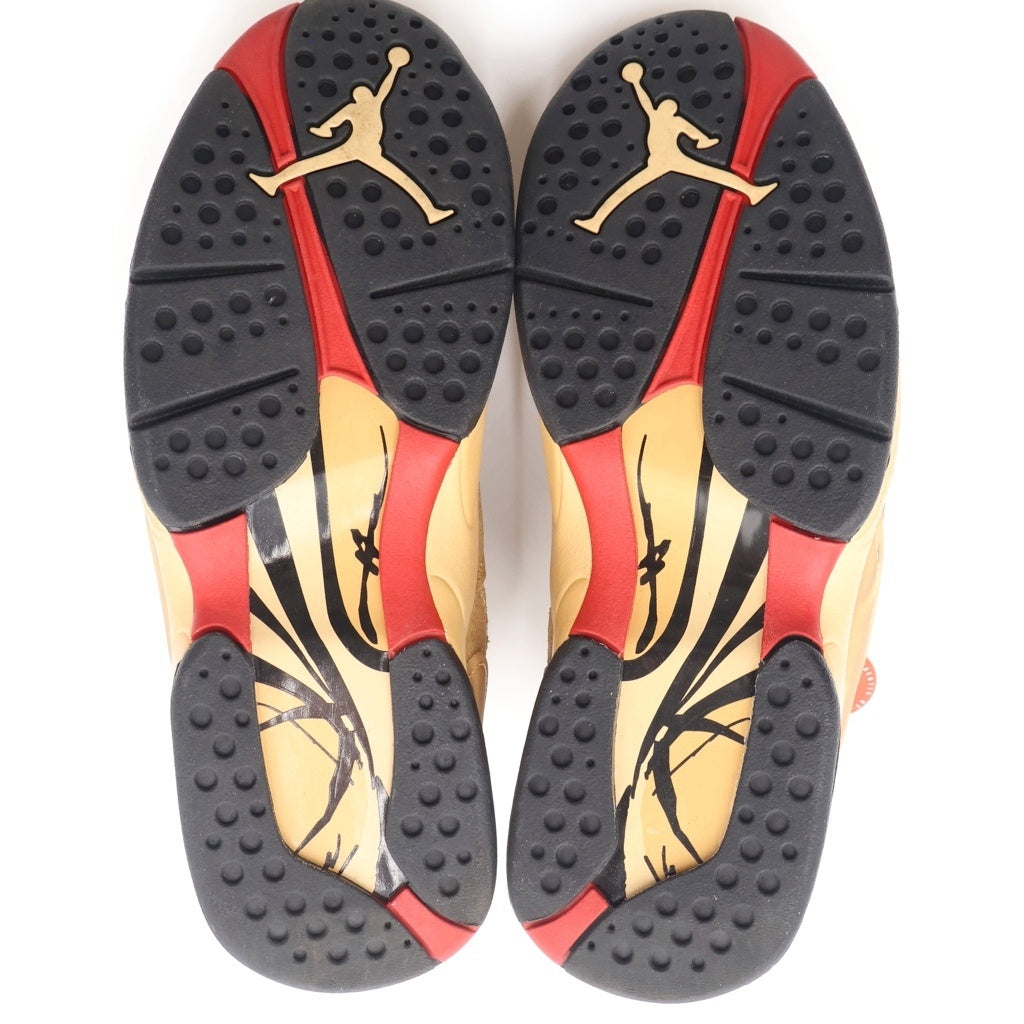 NIKE(ナイキ) ×Rui Hachimura Jordan 8 SE DO2496-700 八村塁 エアジョーダン8 SE ハイカットスニーカー US6/24cm ブラウン/レッド