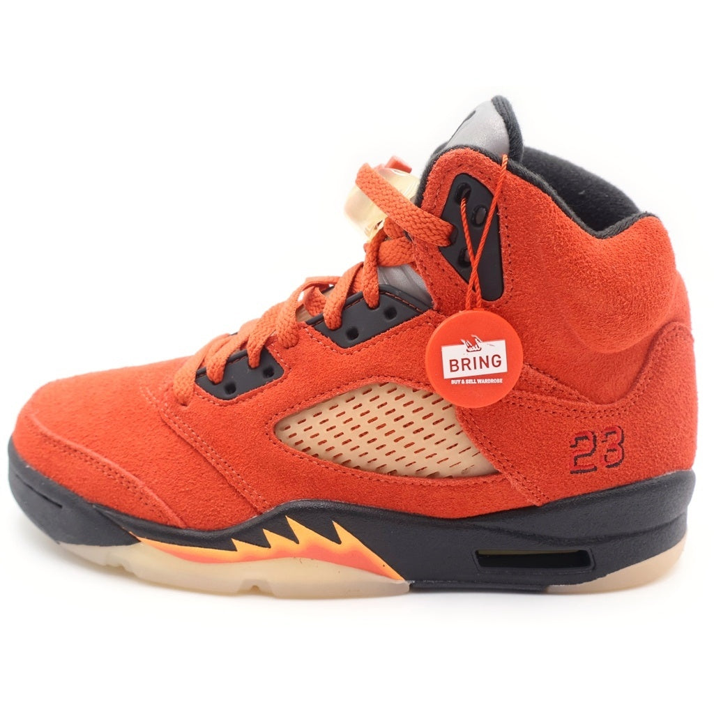 NIKE(ナイキ) WMNS AIR JODAN5RETRO DUNK ON MARS DD9336-800 ウィメンズ エアジョーダン5 ダンク オン マーズ ハイカットスニーカー レッド US7/24cm レディース