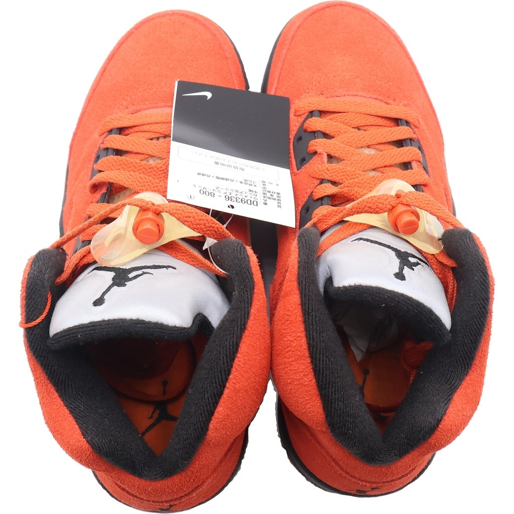 NIKE(ナイキ) WMNS AIR JODAN5RETRO DUNK ON MARS DD9336-800 ウィメンズ エアジョーダン5 ダンク オン マーズ ハイカットスニーカー レッド US7/24cm レディース