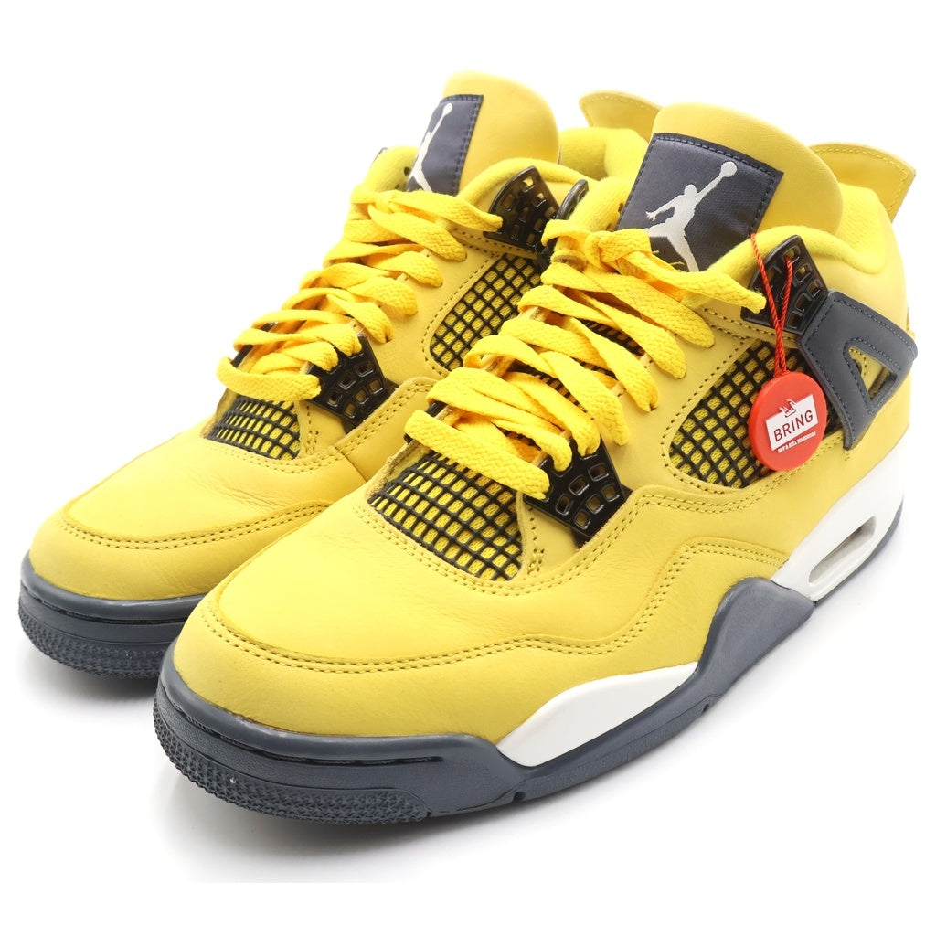 NIKE(ナイキ) AIR JORDAN 4 RETRO TOUR YELLOW CT8527-700 エアジョーダン 4 レトロ ハイカットスニーカー ツアーイエロー US9.5/27.5cm イエロー