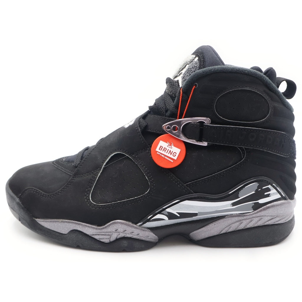 NIKE(ナイキ) AIR JORDAN 8 Retro Chrome 305381-003 エアジョーダン8 レトロ クローム ハイカットスニーカー ブラック US9/27cm