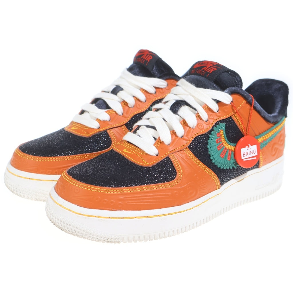 NIKE(ナイキ) AIR FORCE 1 07 LX SIEMPRE FAMILIA DO2157-816 エアフォース1 ロー シエンプレ ファミリア ローカットスニーカー オレンジ/ブラック US6/24cm
