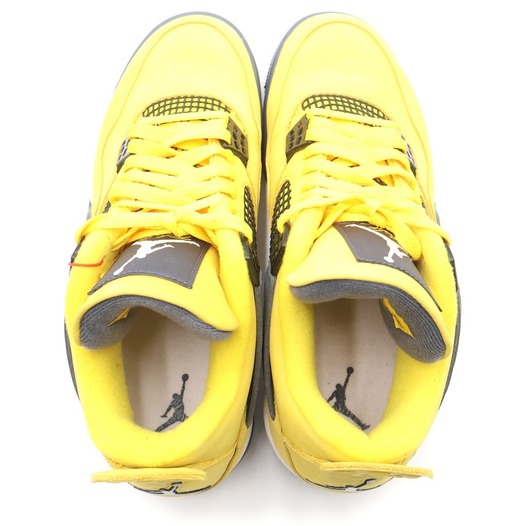 NIKE(ナイキ) AIR JORDAN 4 RETRO TOUR YELLOW CT8527-700 エアジョーダン 4 レトロ ハイカットスニーカー ツアーイエロー US9.5/27.5cm イエロー
