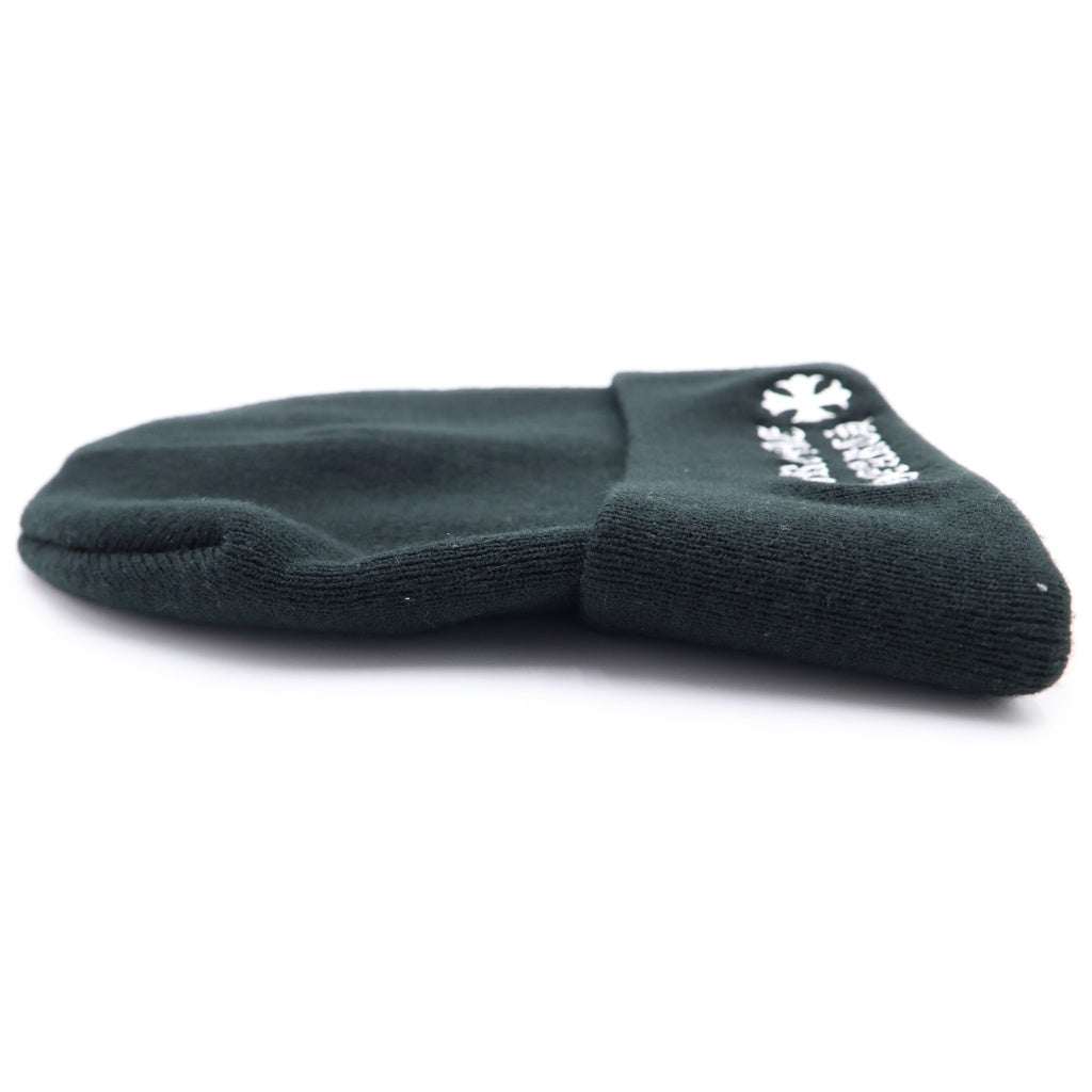 CHROME HEARTS(クロムハーツ) WATCH CAP ワッチキャップ ロゴ刺繍 アクリルビーニー ニットキャップ 帽子 ブラック