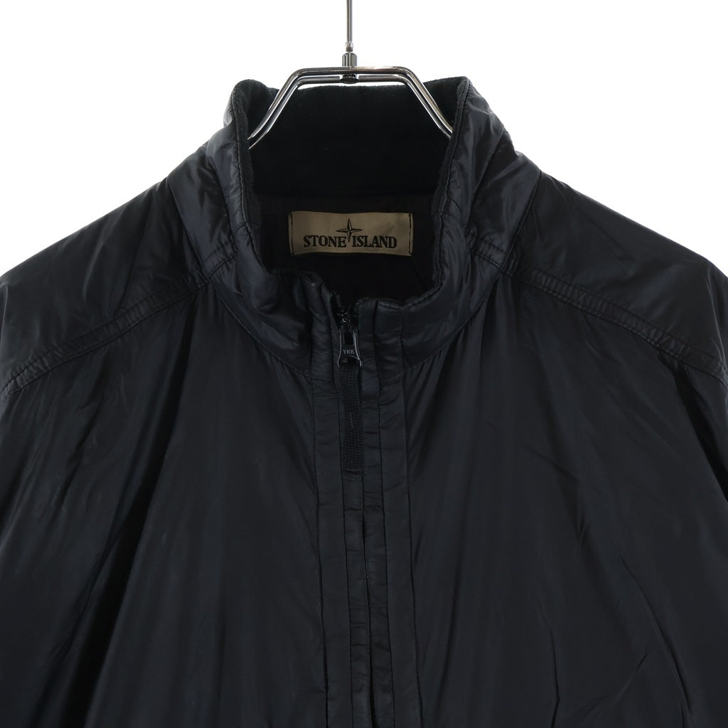 STONE ISLAND(ストーンアイランド) Micro Rip Stop Primaloft Black Lightweight Jacket ロゴワッペンナイロンジャケット ブラック 631541231