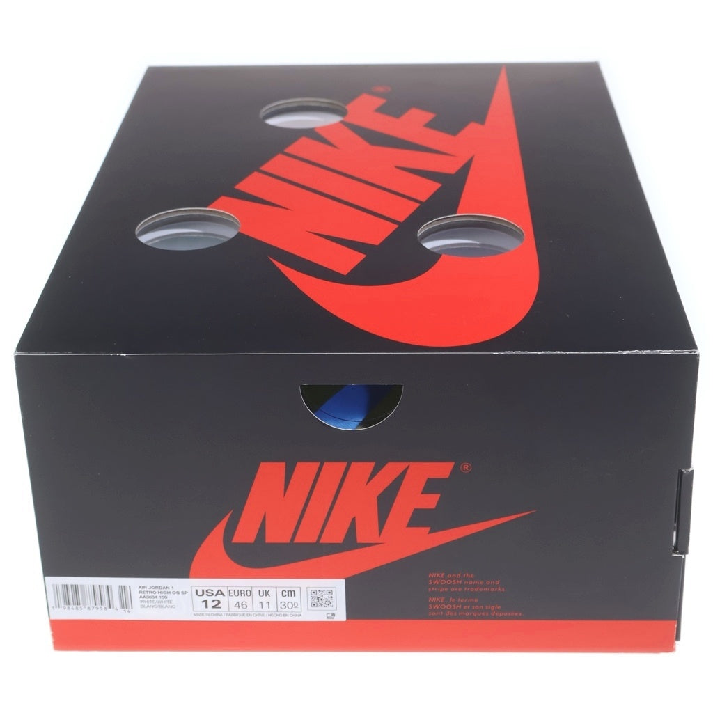 NIKE(ナイキ) ×Virgil Abloh Archive AIR JORDAN 1 RETRO HIGH OG Alaska AA3834-100 エアジョーダン1 レトロ ハイ OG アラスカ ハイカットスニーカー シューズ US12/30cm