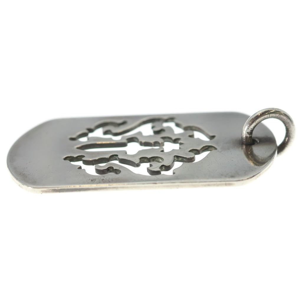 CHROME HEARTS(クロムハーツ) D TAG LRG DAGGER ヴァインダガーカットアウトドッグタグ ラージ ペンダントトップ シルバー BCA240