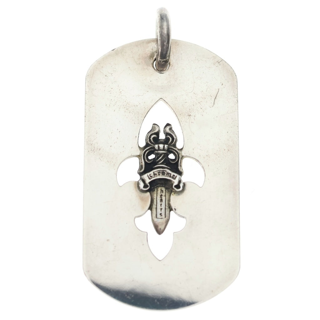 CHROME HEARTS(クロムハーツ) D TAG LRG FLE DAG フレアダガードッグタグ ラージドッグタグネックレストップ