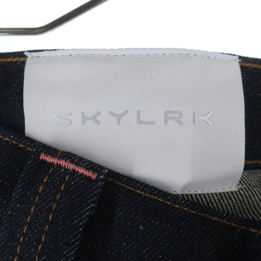 SKYLRK(スカイラーク) PLEATED DENIM JEAN デニム パンツ インディゴ