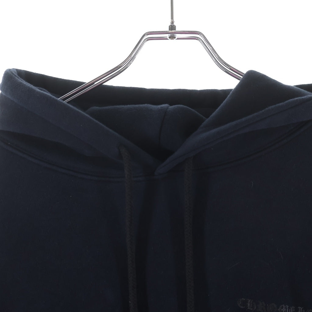 CHROME HEARTS(クロムハーツ) OLD SWTSHRT PULL OVER HODDIE CH PLS LOGO オールド CHプラスロゴ プルオーバーパーカー 裏地サーマル ブラック