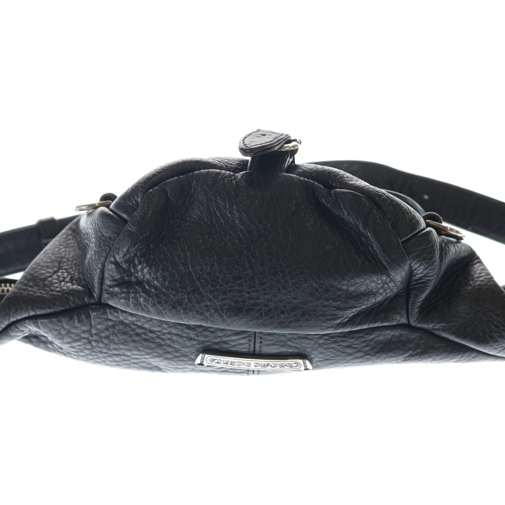 CHROME HEARTS(クロムハーツ) SNAT PACK MINI スナットパックミニ ダガージップ ガンスリンガーベルト レザーウエストバッグ ブラック