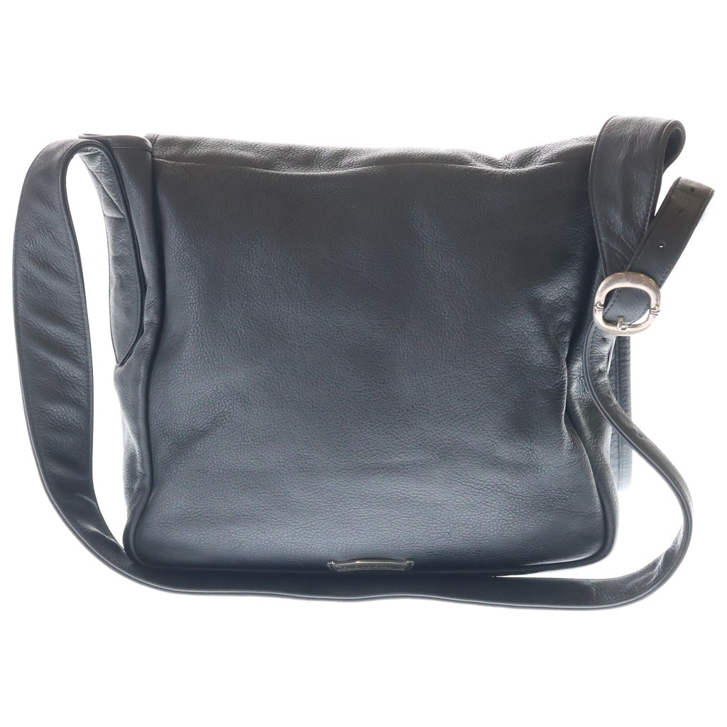 CHROME HEARTS(クロムハーツ) BAG-MAIL メールバッグ ラージダガー ショルダーバッグ レザー ブラック