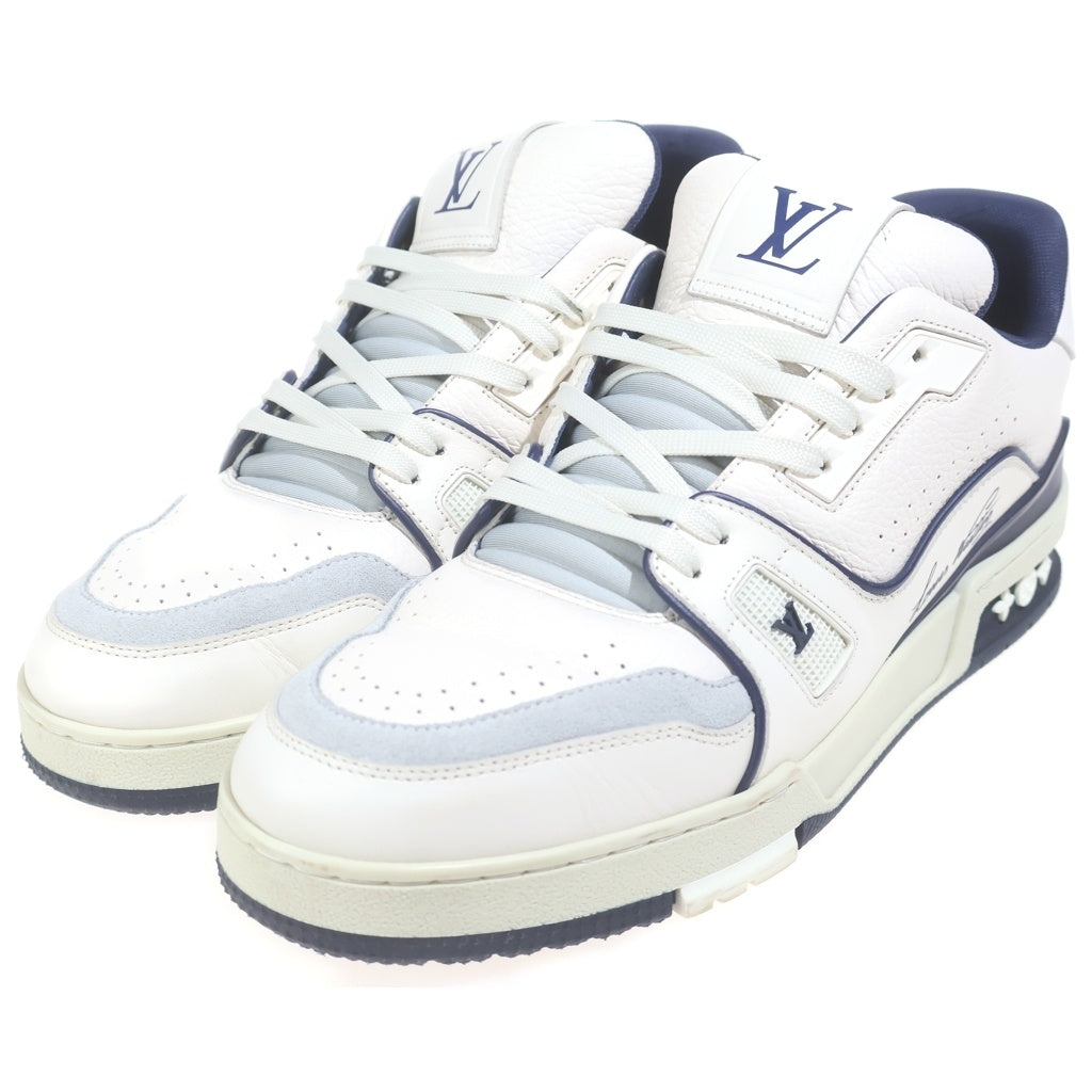 LOUIS VUITTON(ルイヴィトン) LV Trainer Sneakers LV トレイナー マリン ローカットスニーカー ホワイト/ネイビー 1ABFA9