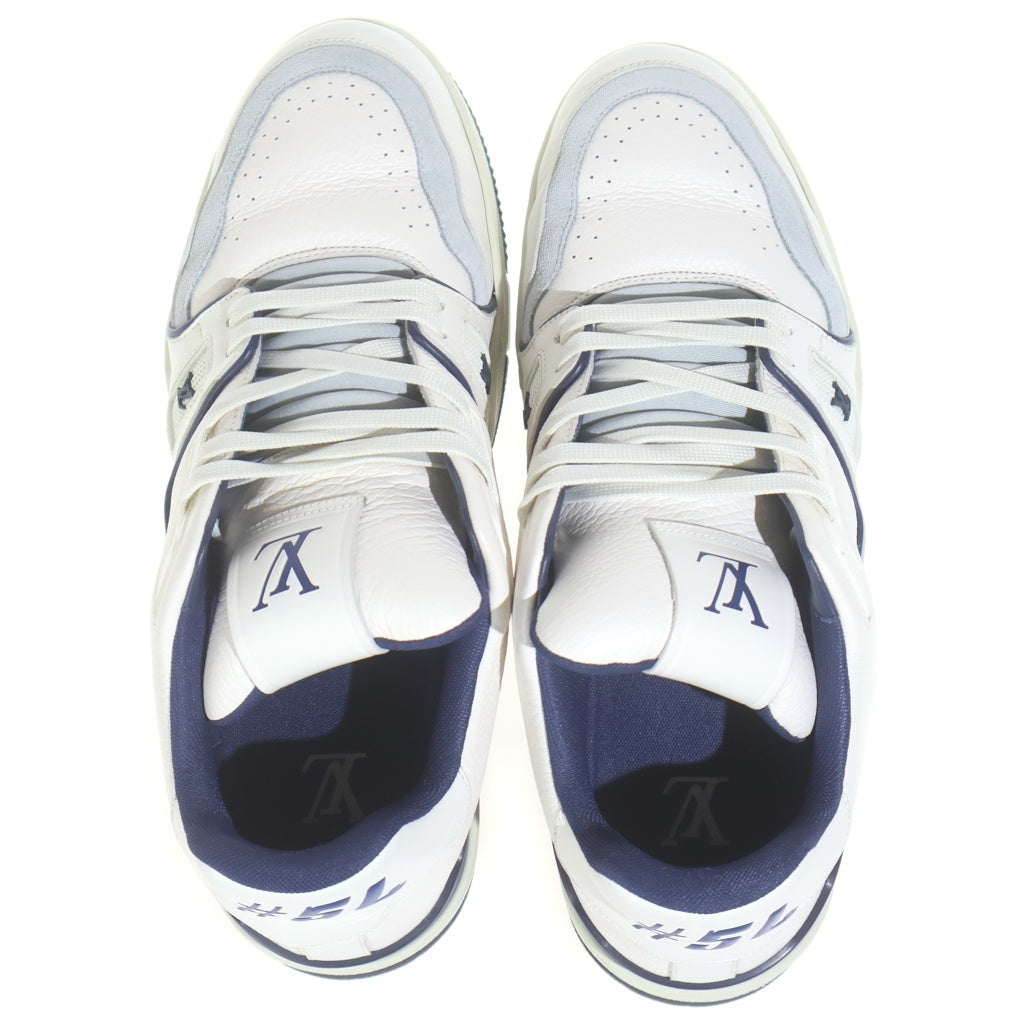 LOUIS VUITTON(ルイヴィトン) LV Trainer Sneakers LV トレイナー マリン ローカットスニーカー ホワイト/ネイビー 1ABFA9