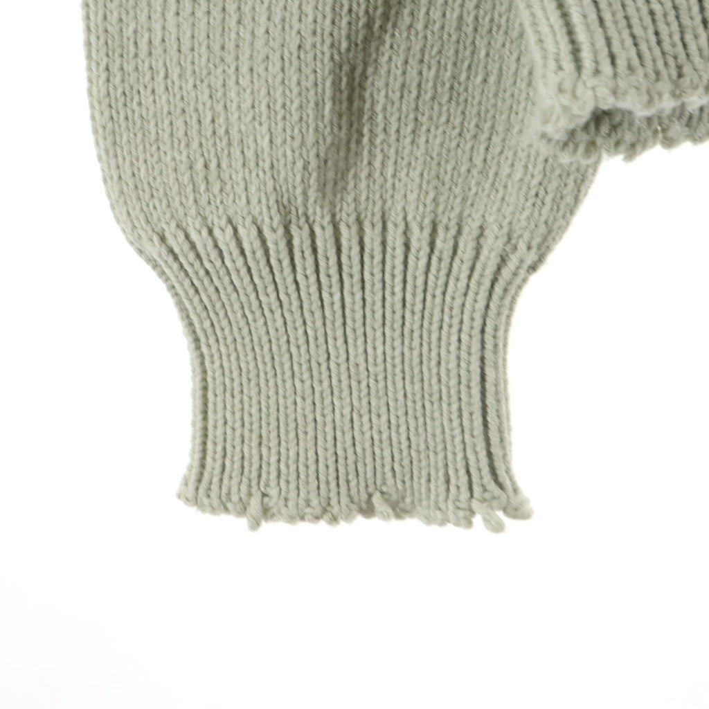 Maison Margiela(メゾンマルジェラ) 20SS デストロイドクルーネックニット 長袖セーター ベージュ S50GP0136
