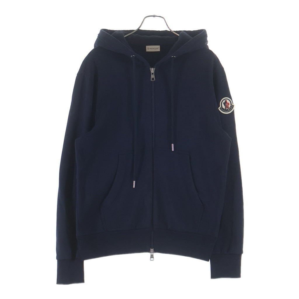 MONCLER(モンクレール) 21AW MAGLIA CON CAPPUCCIO ジップアップ スウェット フーディー ネイビー G20918G00033