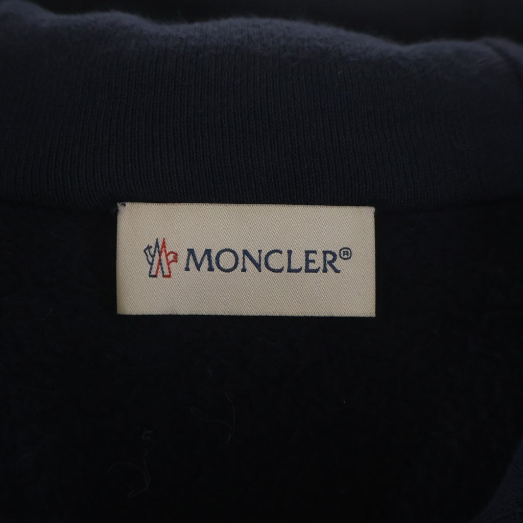 MONCLER(モンクレール) 21AW MAGLIA CON CAPPUCCIO ジップアップ スウェット フーディー ネイビー G20918G00033