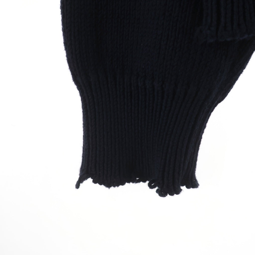 Maison Margiela(メゾンマルジェラ) 20SS デストロイドクルーネックニット 長袖セーター ブラック S50GP0136