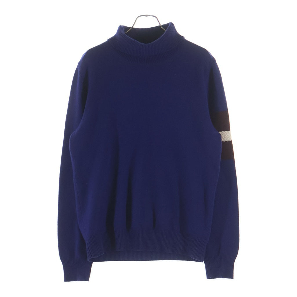 Maison Margiela(メゾンマルジェラ) 19AW ラインタートルネックニット カシミヤ混 パープル S50HA0904
