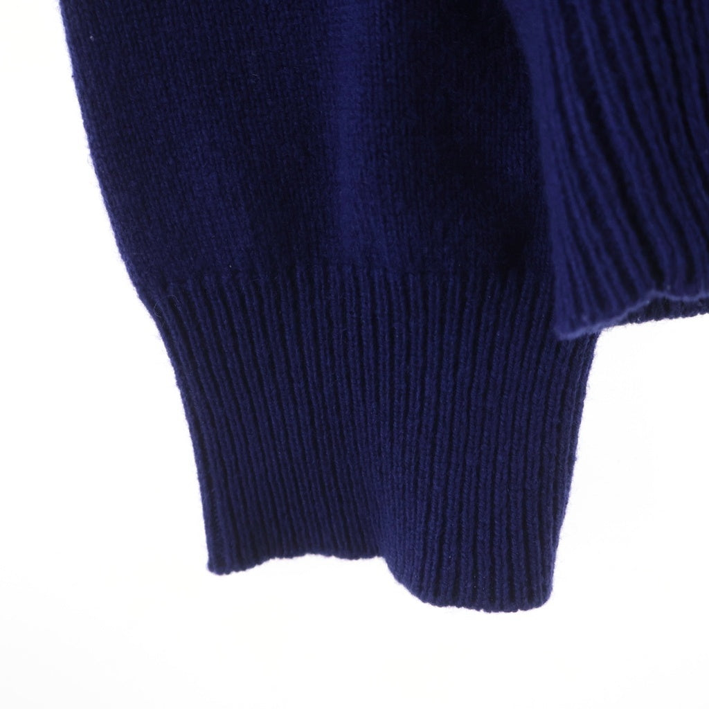 Maison Margiela(メゾンマルジェラ) 19AW ラインタートルネックニット カシミヤ混 パープル S50HA0904