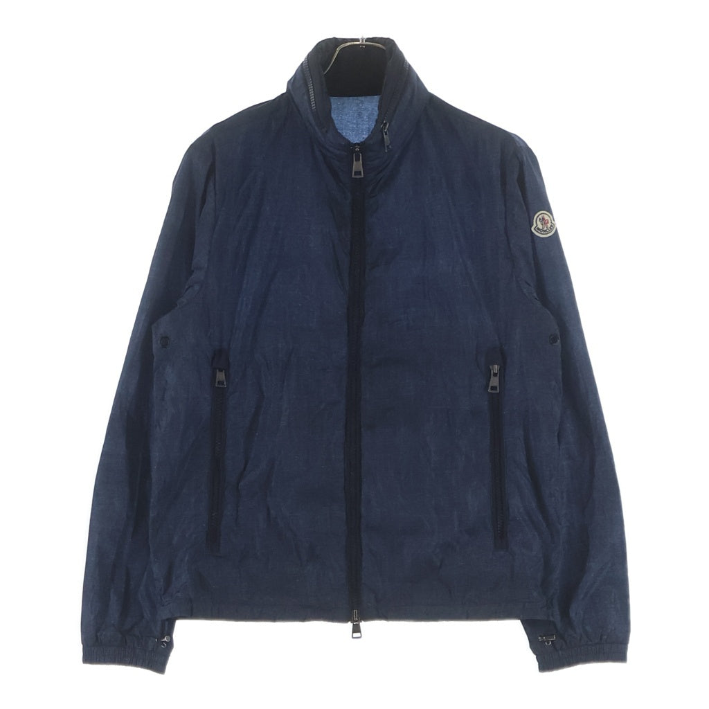 MONCLER(モンクレール) 16SS CAPBRETON GIUBBOTTO ジップアップ ナイロンジャケット ネイビー B10914106745