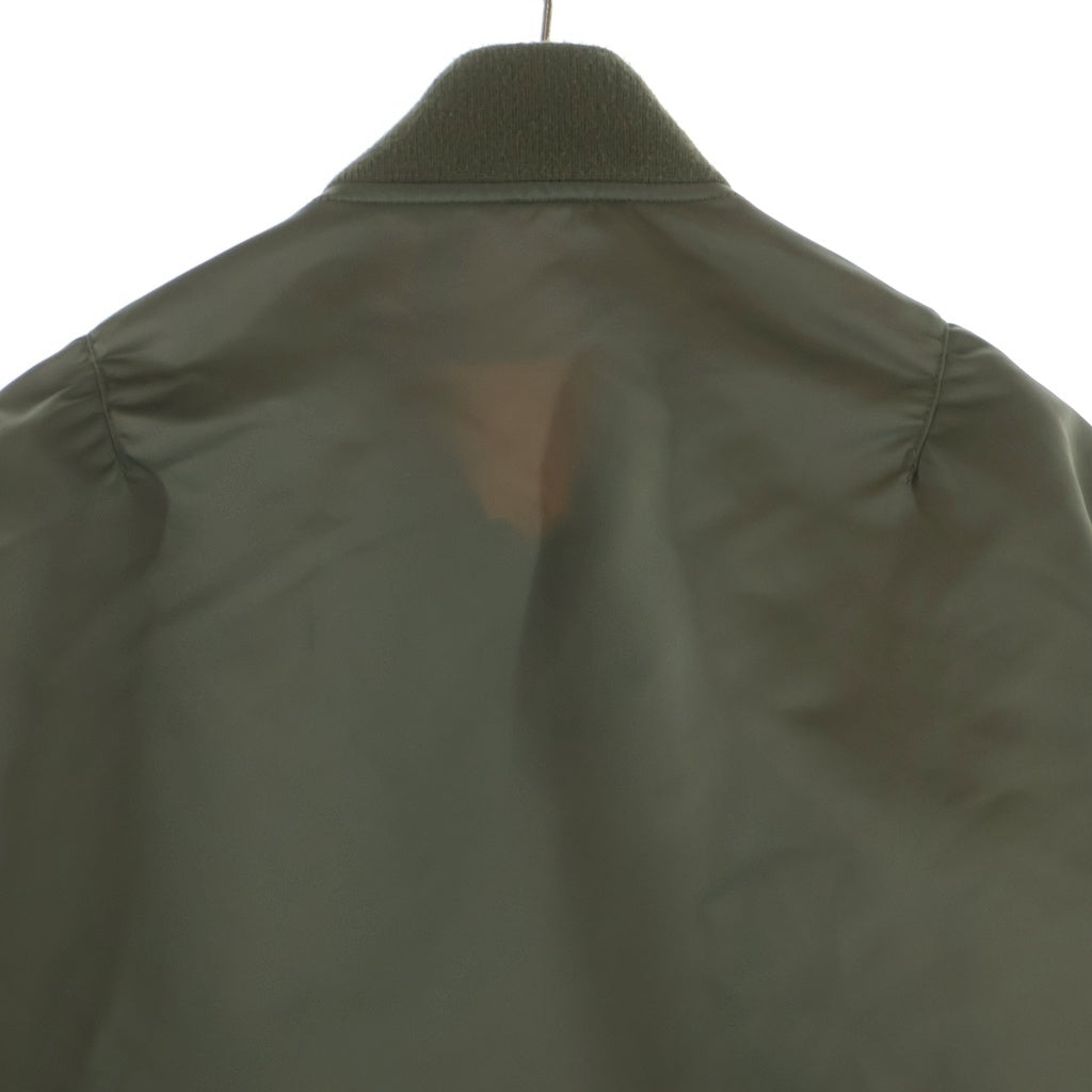 Sacai(サカイ) 22SS Nylon Twill Mix Blouson ナイロンツイルミックスブルゾン ドッキング MA-1 フライトジャケット カーキ/ネイビー 22-02708M