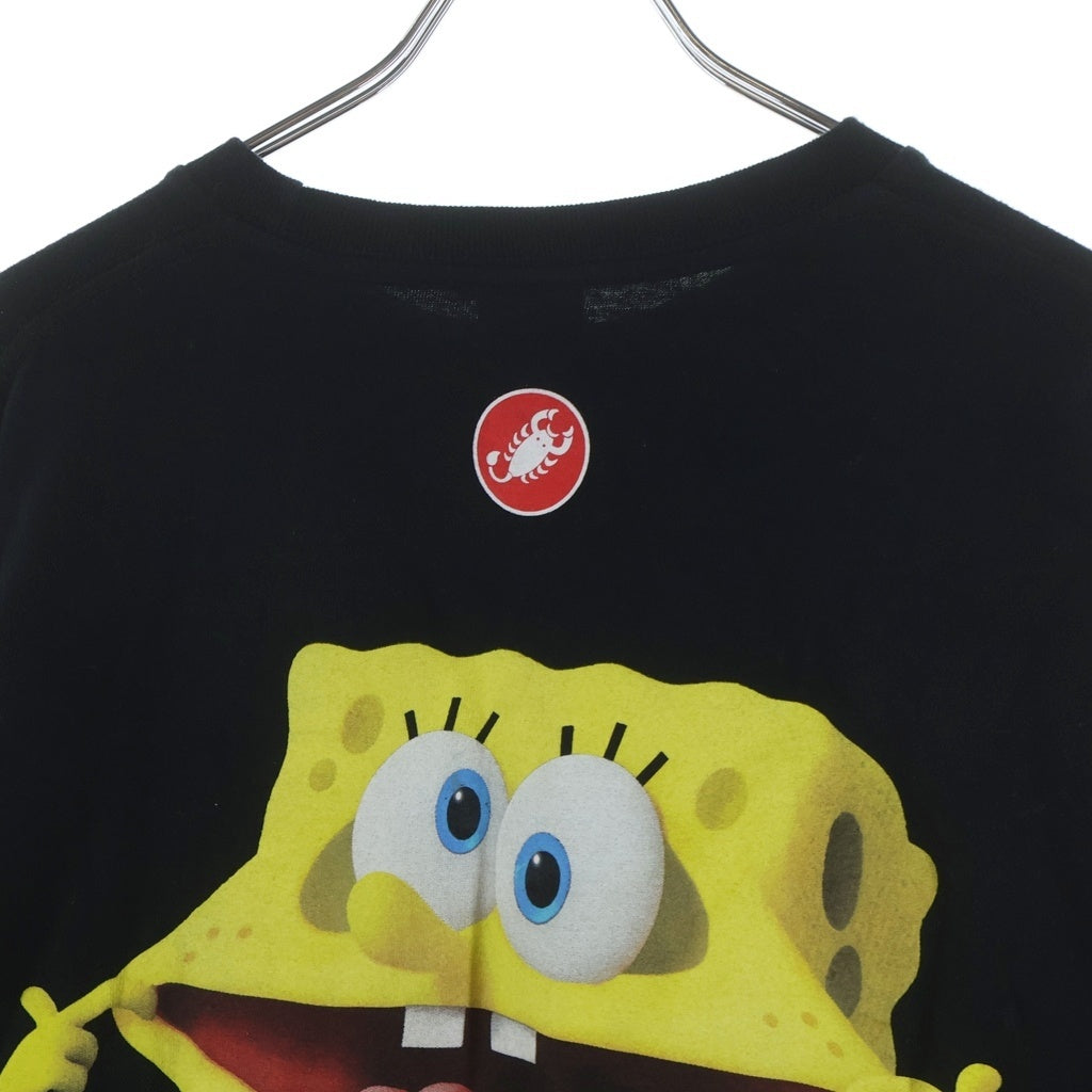 SUPREME(シュプリーム) 25SS×SpongeBob Castelli Racing L/S Tee スポンジボブ カステリ レーシング エルエス 長袖Tシャツ ロングスリーブカットソー ブラック
