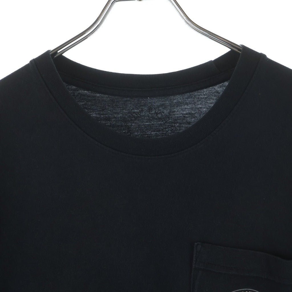 CHROME HEARTS(クロムハーツ) Circle CH Plus Hollywood Fuck you サークル CHプラス ハリウッド ファックユー 半袖Tシャツカットソー ブラック