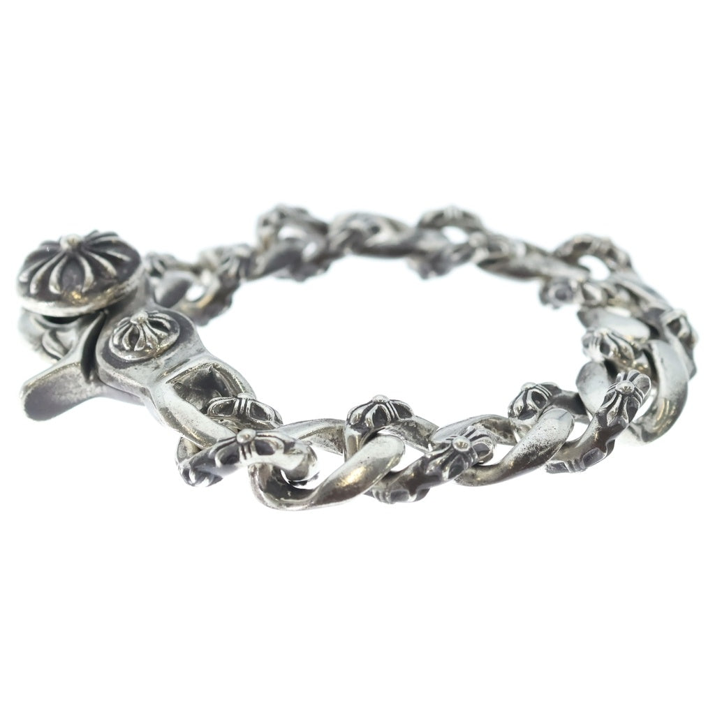 CHROME HEARTS(クロムハーツ) FNCY CHN LNK ファンシーリンククリップブレスレット 15リンク シルバー BCA145