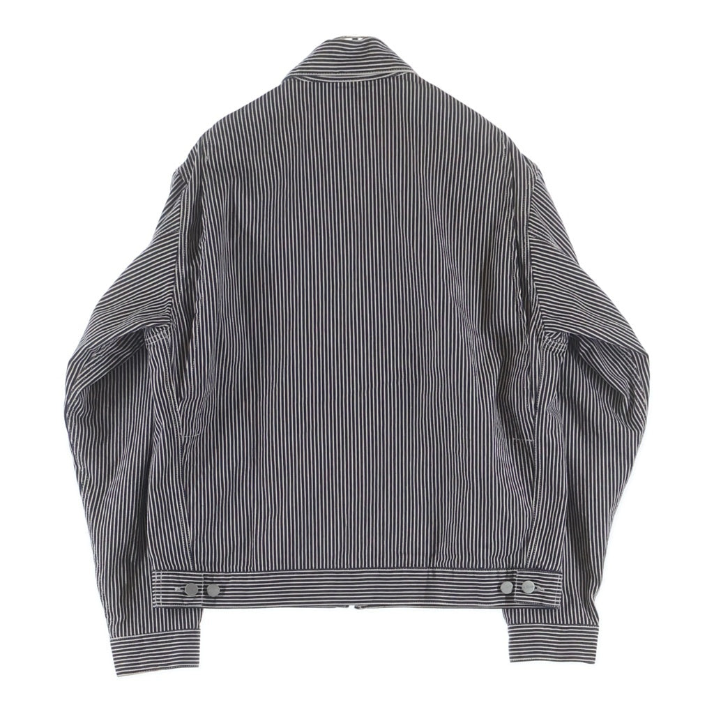 Carhartt WIP(カーハート ダブリューアイピー) TERREL JACKET テレル ストライプ ジップアップ ワークジャケット ネイビー/ホワイト I032108
