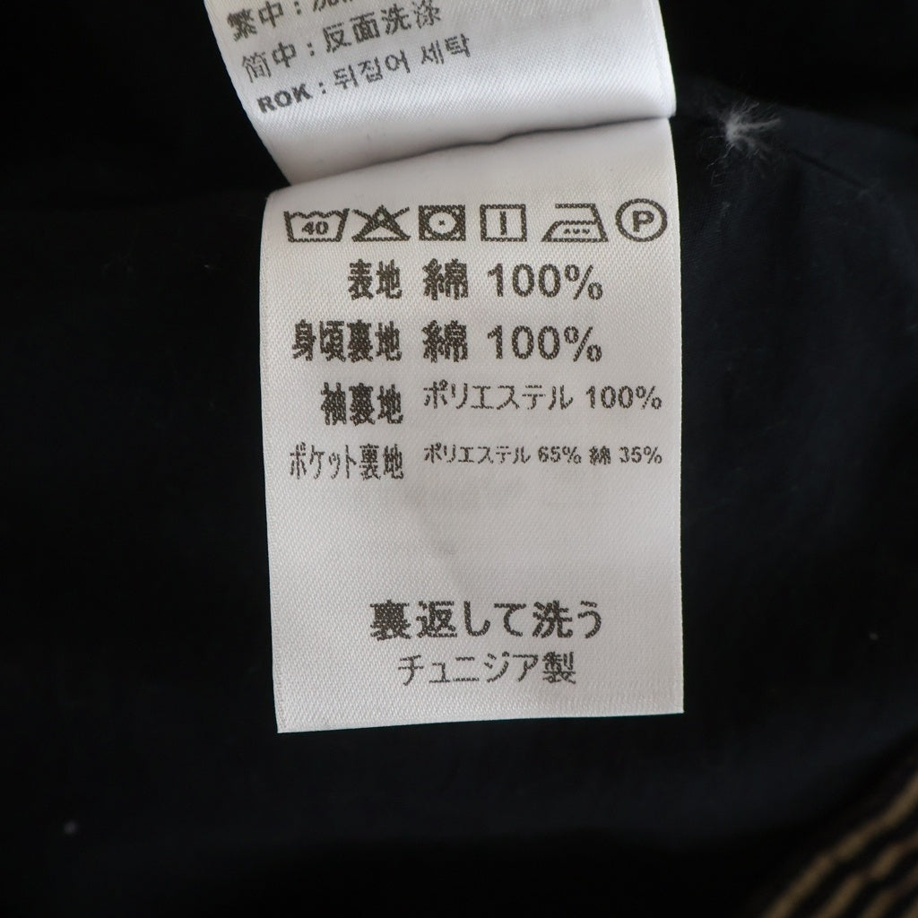 Carhartt WIP(カーハート ダブリューアイピー) TERREL JACKET テレル ストライプ ジップアップ ワークジャケット ネイビー/ホワイト I032108