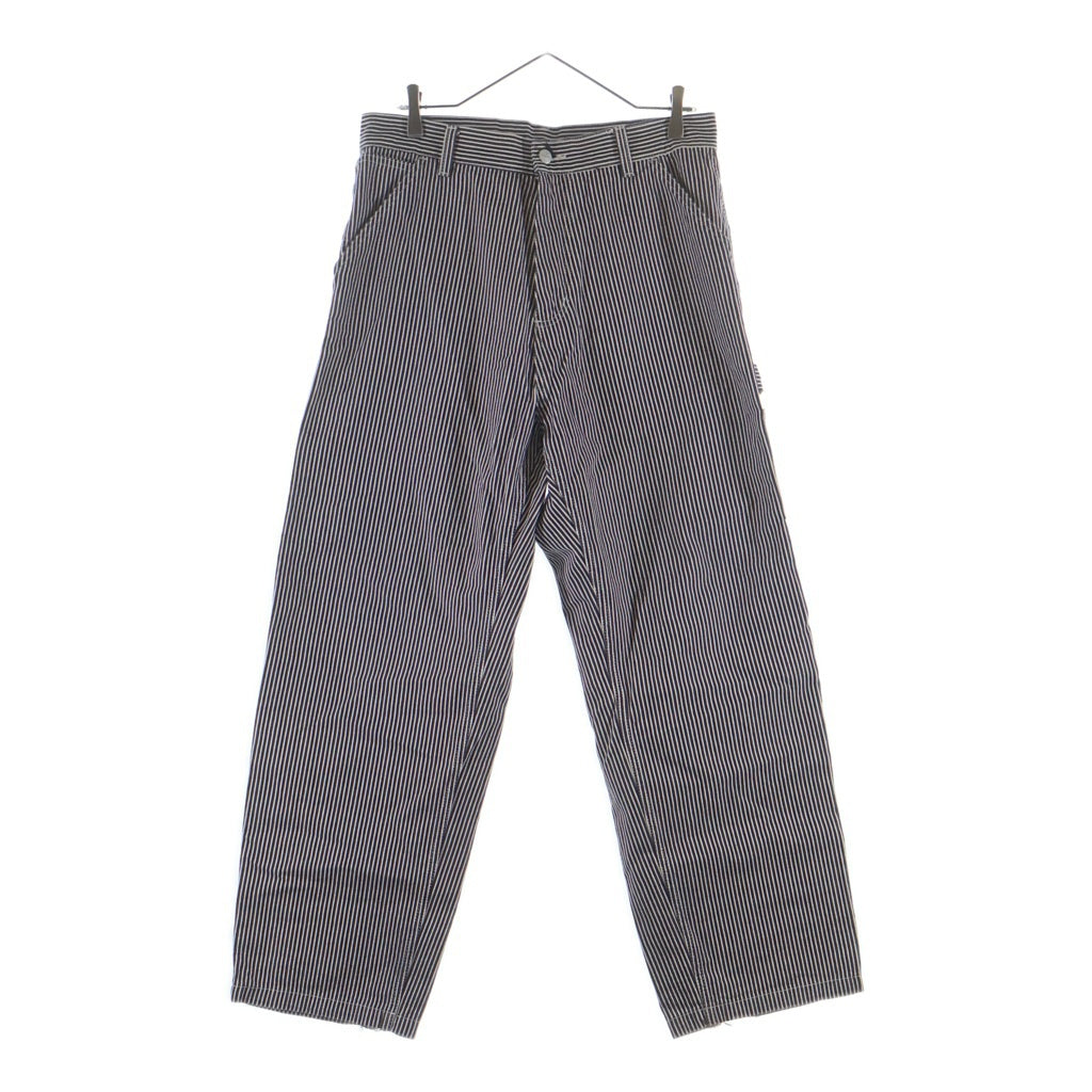 Carhartt WIP(カーハート ダブリューアイピー) TERRELL SK PANT テレル ストライプ ジップフライ ストレート ぺインター パンツ ネイビー/ホワイト I032107