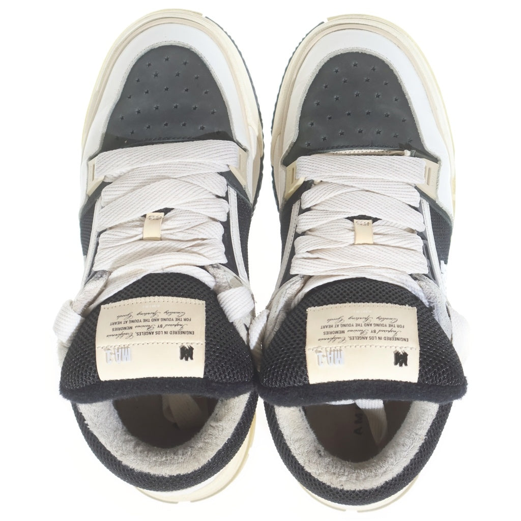 AMIRI(アミリ) MA-1 SNEAKER レースアップ ローカットスニーカー ホワイト/ブラック SRAMFOSR1097
