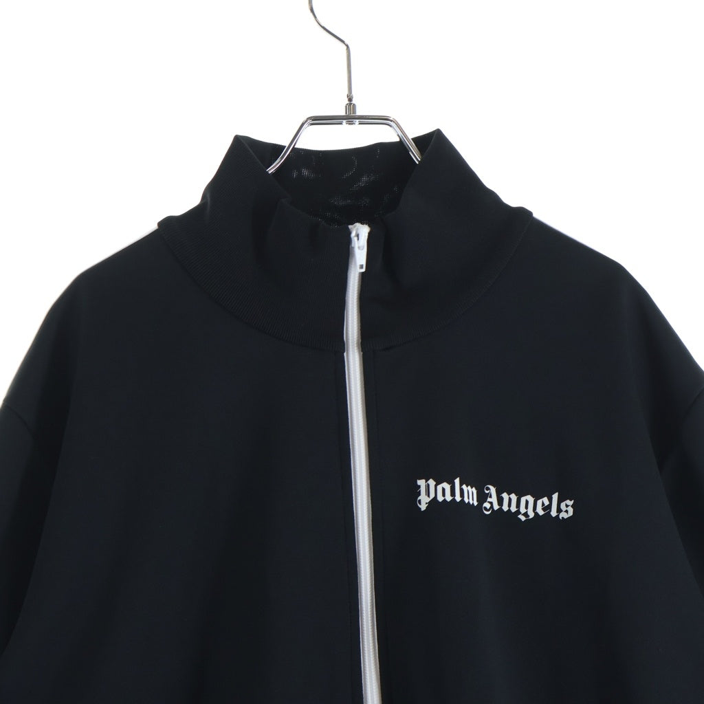 Palm Angels(パームエンジェルス) サイドライン ジップアップ トラックジャケット ブラック PMBD001C99FAB001