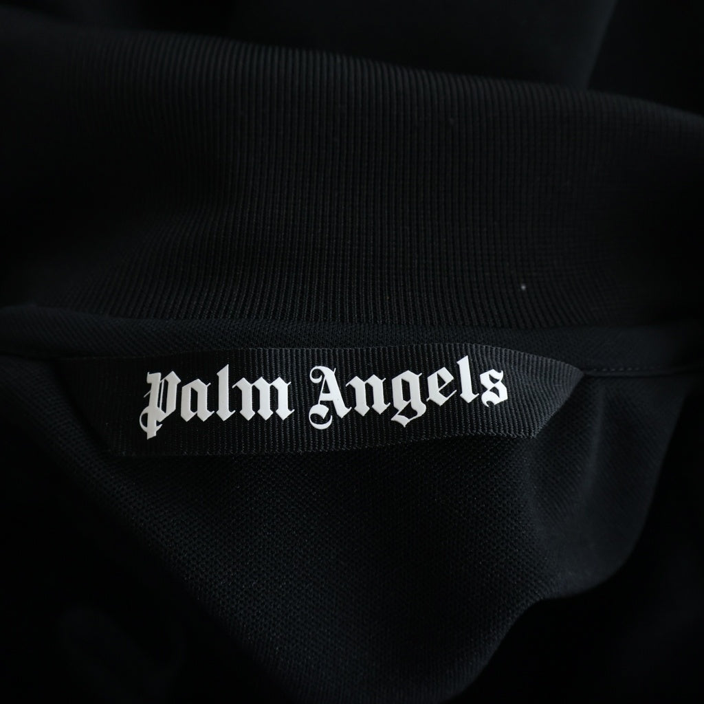 Palm Angels(パームエンジェルス) サイドライン ジップアップ トラックジャケット ブラック PMBD001C99FAB001