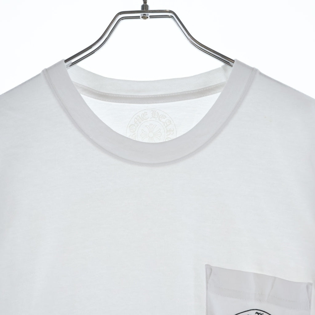 CHROME HEARTS(クロムハーツ) HONOLULU Limited Horseshoe Tee ホノルル限定 ホースシュープリント クルーネック半袖Tシャツ ホワイト
