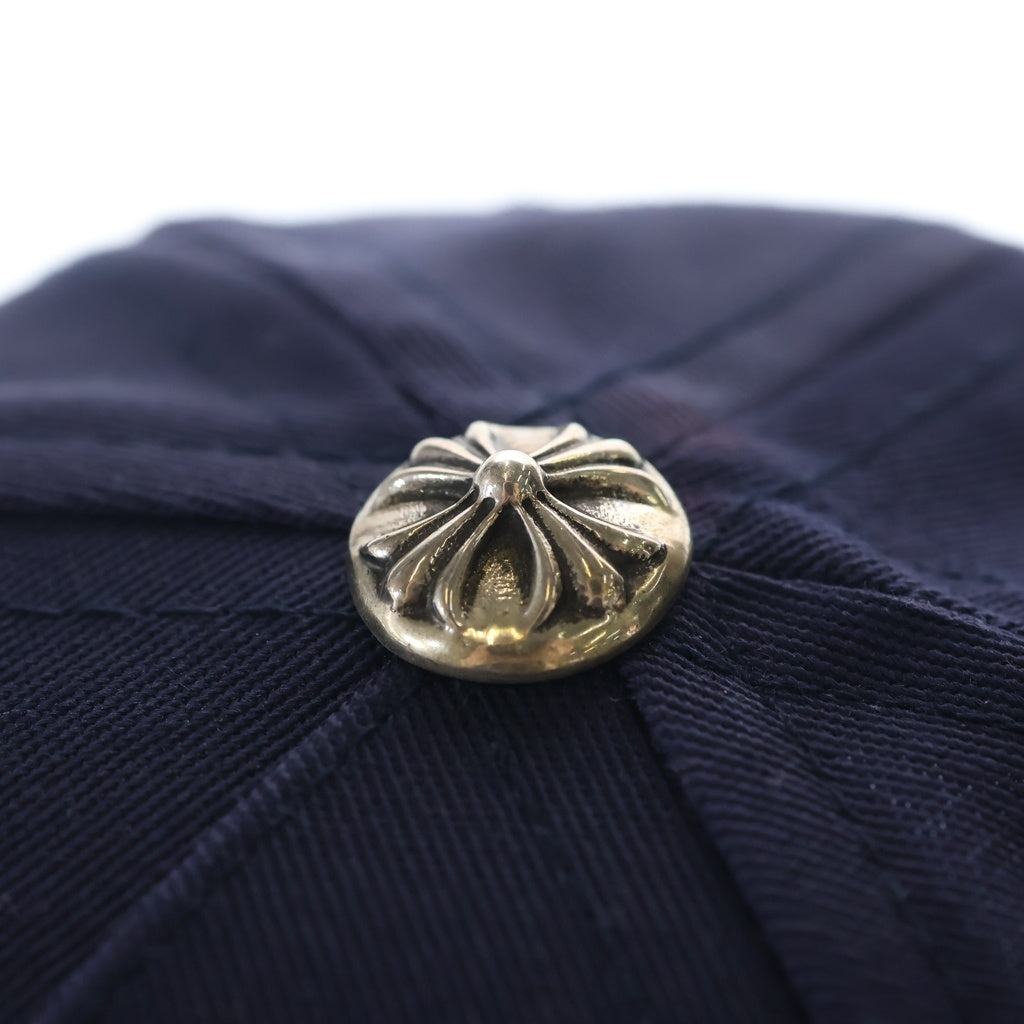 CHROME HEARTS(クロムハーツ) CH HAT CH刺繍ベースボールキャップ ネイビー
