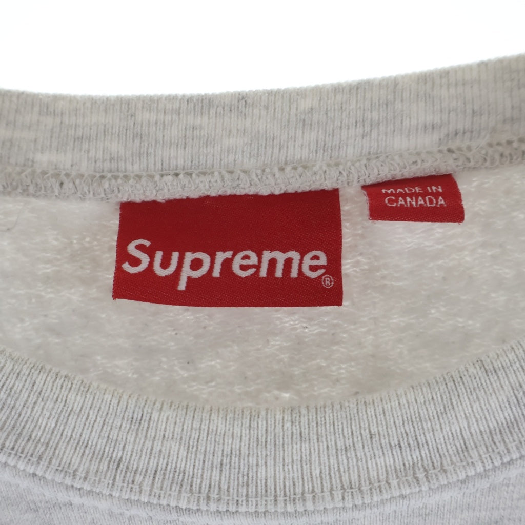 SUPREME(シュプリーム) 20AW Futura Logo Sweat Shirts フューチュラ ロゴ刺繍 スウェット グレー