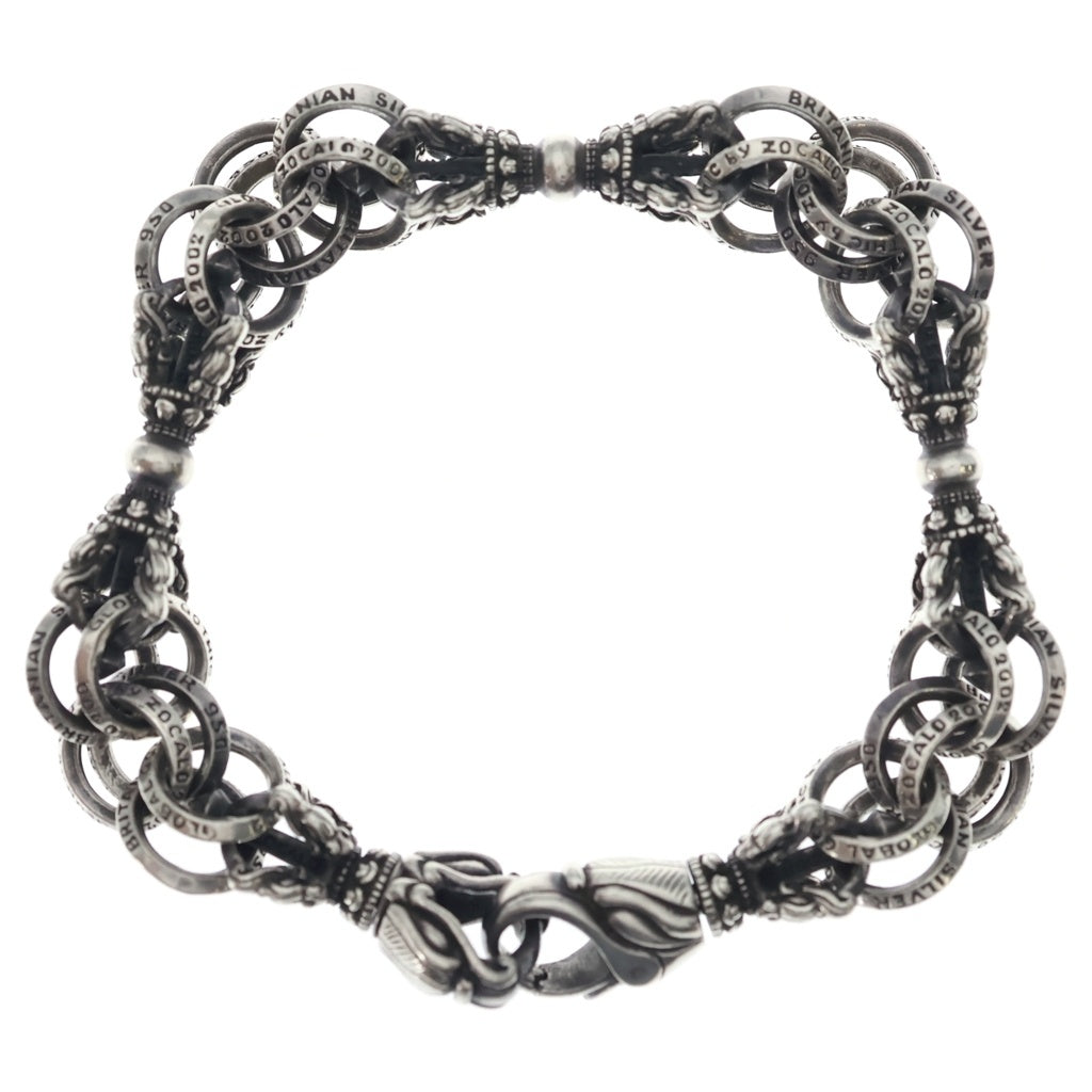 ZOCALO(ソカロ) BIRD DORJE BRACELET バード・ドージェ・ブレスレット シルバー TBLS0224